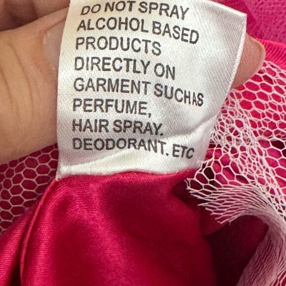 NWT Blush Prom by Alexia 9279 Hot Pink One-Shoulder Beaded Dress Sz 6 - Picture 11 of 16